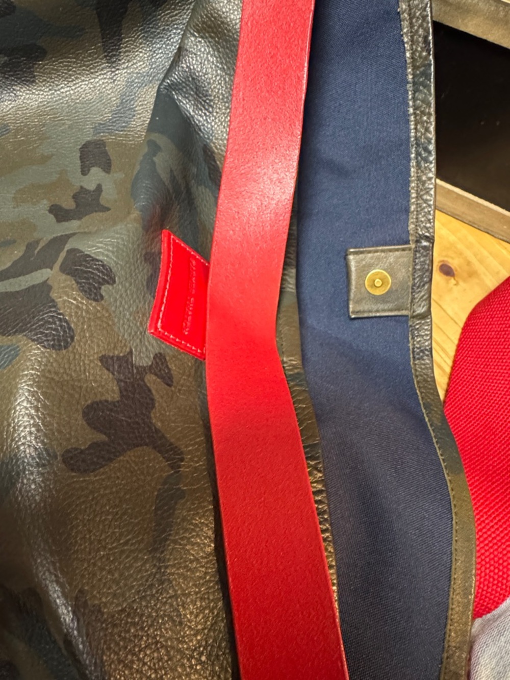 Parker Thatch leather Camo Bag - Picture 7 of 8